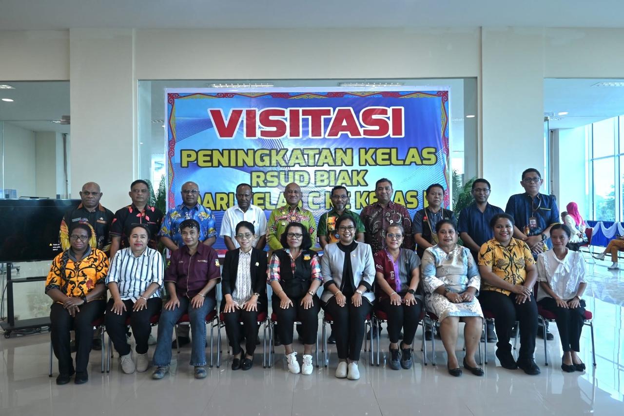 Dinas ESDM, Penanaman Modal dan PTSP Provinsi Papua Dukung Visitasi RSUD Biak Numfor Menuju Rumah Sakit Tingkat Madya